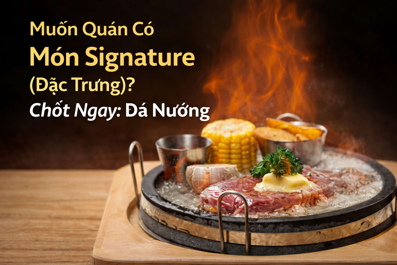 Muốn Quán Có “Món Signature (Đặc Trưng)”? Chốt Ngay: Đá Nướng